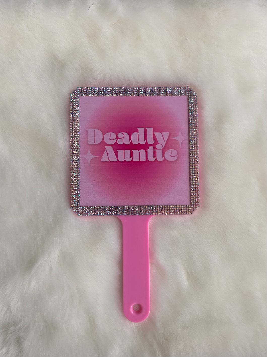 Deadly Auntie Handheld Mirror
